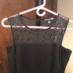 Cold shoulder sweater